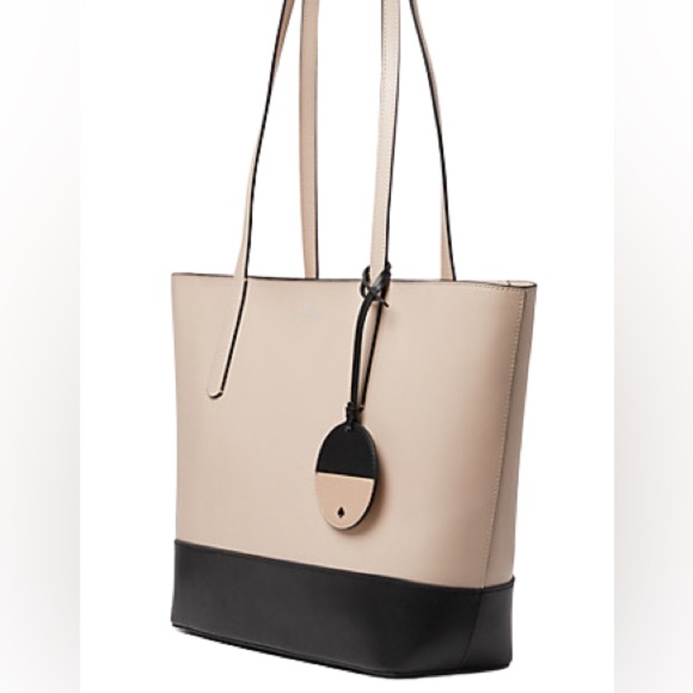 Kate Spade New York , Briel Tote, Cream and Black. Smoke free home .